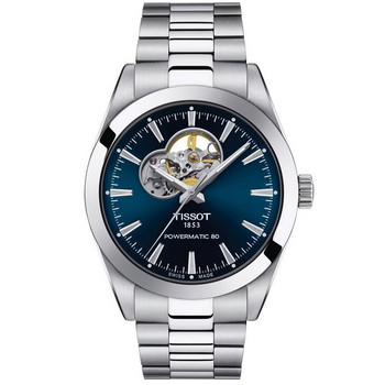 Годинник Tissot  Gentleman Powermatic 80 Open Heart T127.407.11.041.01