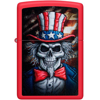 46696- запальничка 233 Uncle Sam Skull Design