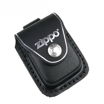 Чохол Zippo LPLBK - чохол чорний з петелькою на кнопці