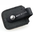 Чохол Zippo LPLBK - чохол чорний з петелькою на кнопці ☑ Lux-Time