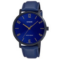 Чоловічий наручний годинник Casio MTP-VT01BL-2B Оригінал ⌚ Lux-time