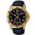 Чоловічий наручний годинник Casio MTP-VD200GL-1BU Оригінал ⌚ Lux-time
