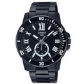 Чоловічий наручний годинник Casio MTP-VD200B-1BU Оригінал ⌚ Lux-time