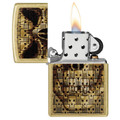 Запальничка ZIPPO Regular Street Brass 46937