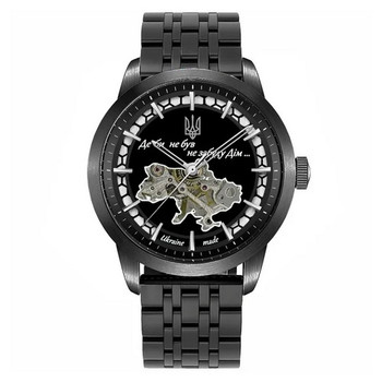 Чоловічий годинник Awarder 1202-0953 Де би не був All Black Steel Automatic